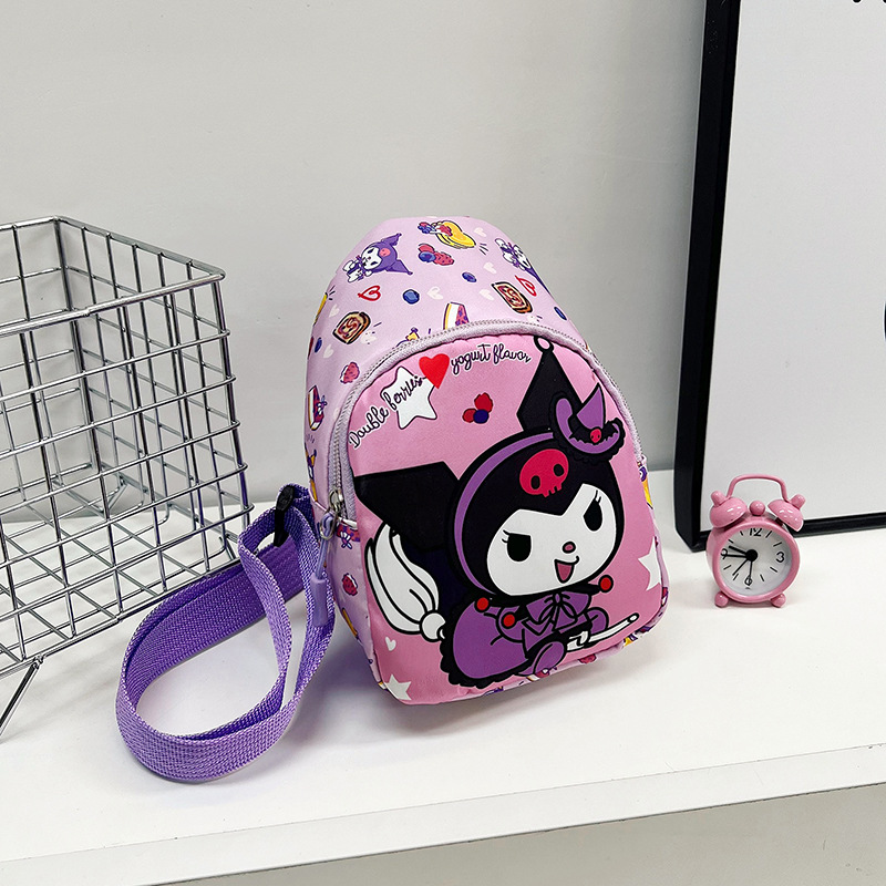 Wholesale of cute and trendy children's single-shoulder bags, large-capacity kindergarten baby travel chest bags, and casual girls' crossbody bags Application Scenario