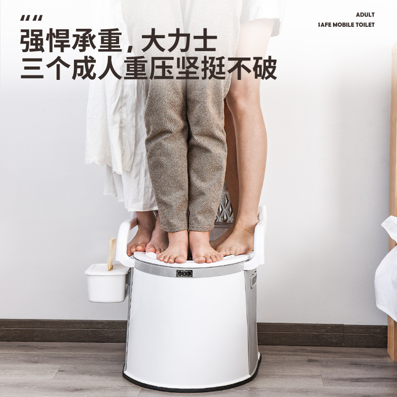 Toilet for the elderly at home, toilet chair, bedroom, adult, pregnant and postpartum toilet, mobile toilet, rural and rural areas Application Scenario