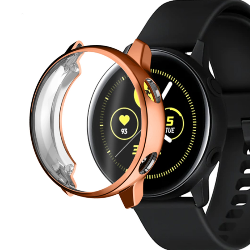 Suitable for Samsung Watch 4th and 5th generation 40/44mmTPU soft case, dust-proof and shock-proof case, electroplated full-screen full-cover protective case details Picture