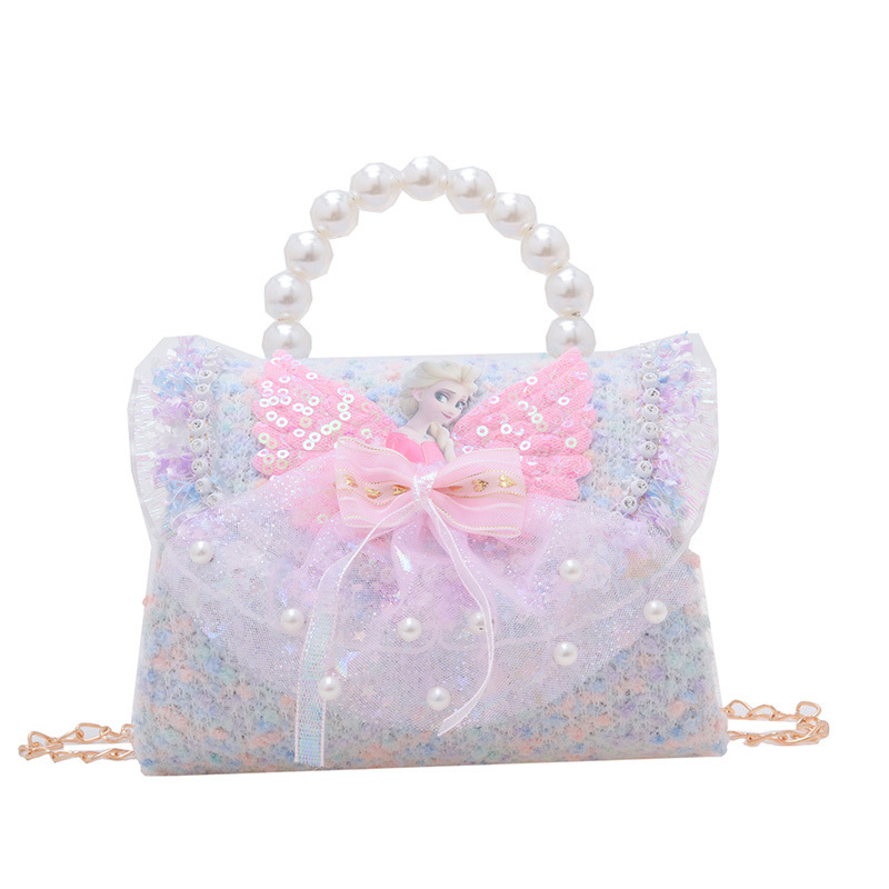 New children's bags, fashionable little chanel-style princess bags, cute handbags for little girls, crossbody bags for babies, a trend of Internet celebrities Item Picture