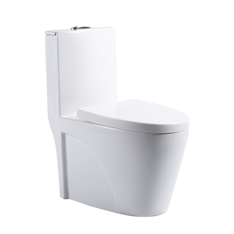 Household super vortex integrated toilet, thin cover anti-odor, small-sized apartment connected toilet, bathroom flush toilet, floor drain Item Picture