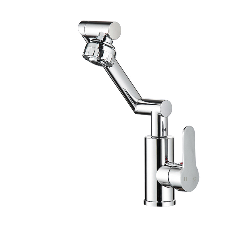 Cross-border Maneki Neko washbasin, washbasin, bathroom cabinet, cold and hot dual-purpose faucet, mechanical arm, universal rotation Item Picture