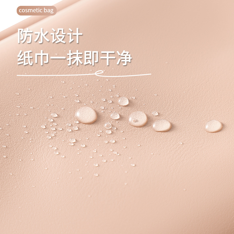 Cross-border best-selling elegant hand-held makeup bag for outdoor travel ladies, large-capacity waterproof makeup bag with compartments Specification drawing