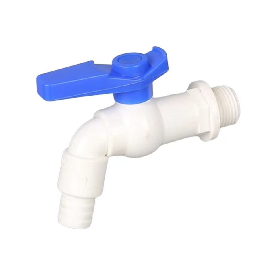 Wholesale colored plastic faucets, ball-core high-flow quick-boiling faucets, washing machine faucets, and foreign trade faucets Item Picture