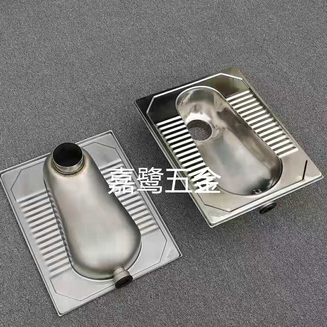 304 stainless steel squat toilet thickened prison project mobile toilet with curved stainless steel squat toilet in front of the squat pit details Picture