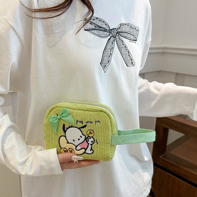 New cartoon style Japanese girl's heart, cute large-capacity key case, mahjong hand-held coin purse, wholesale of daily necessities Specification drawing