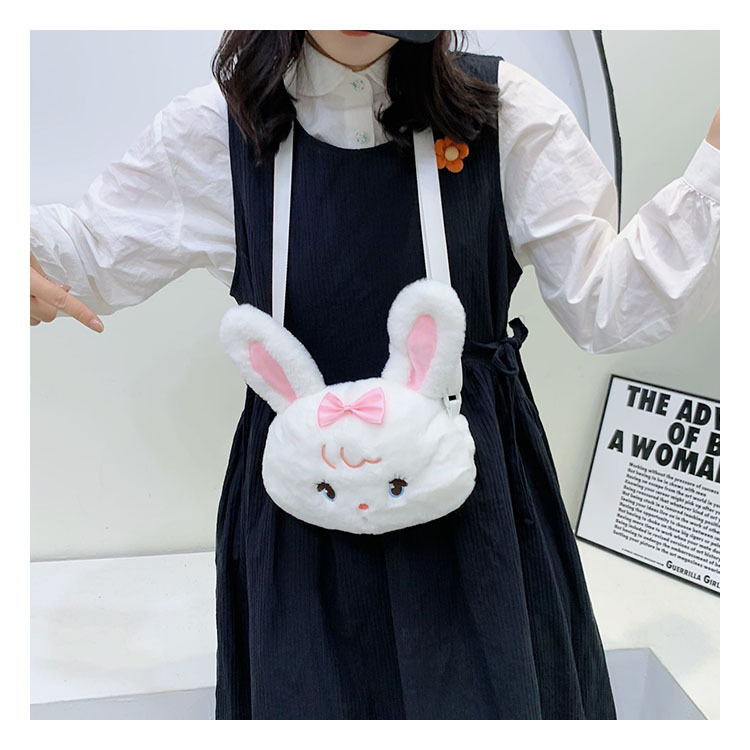 Plush rabbit bag, children's coin purse, cute princess single-shoulder bag for girls, autumn and winter crossbody bag for little girls Application Scenario