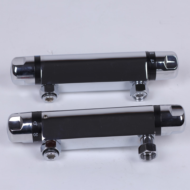Mixing valve, dark solar electric water heater, shower head set, cold and hot faucet, genuine intelligent constant-temperature mixing valve Specification drawing