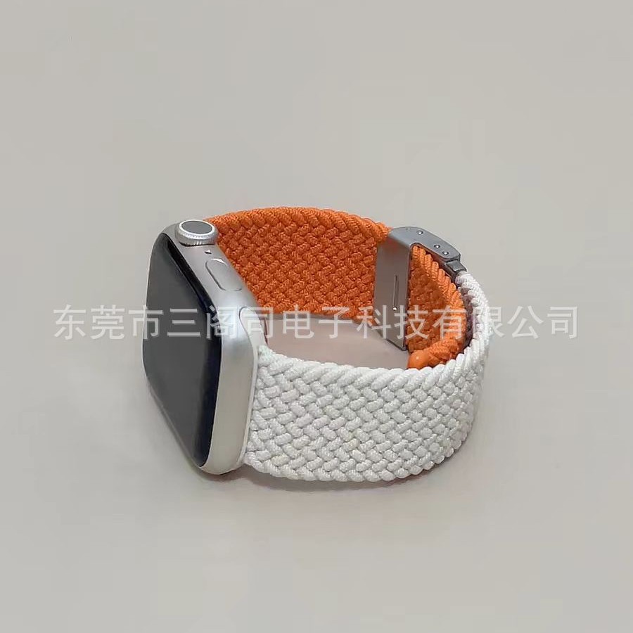 This integrated buckle braided watch strap is suitable for Applewatch bands and for Huawei and Samsung nylon braided ones Specification drawing