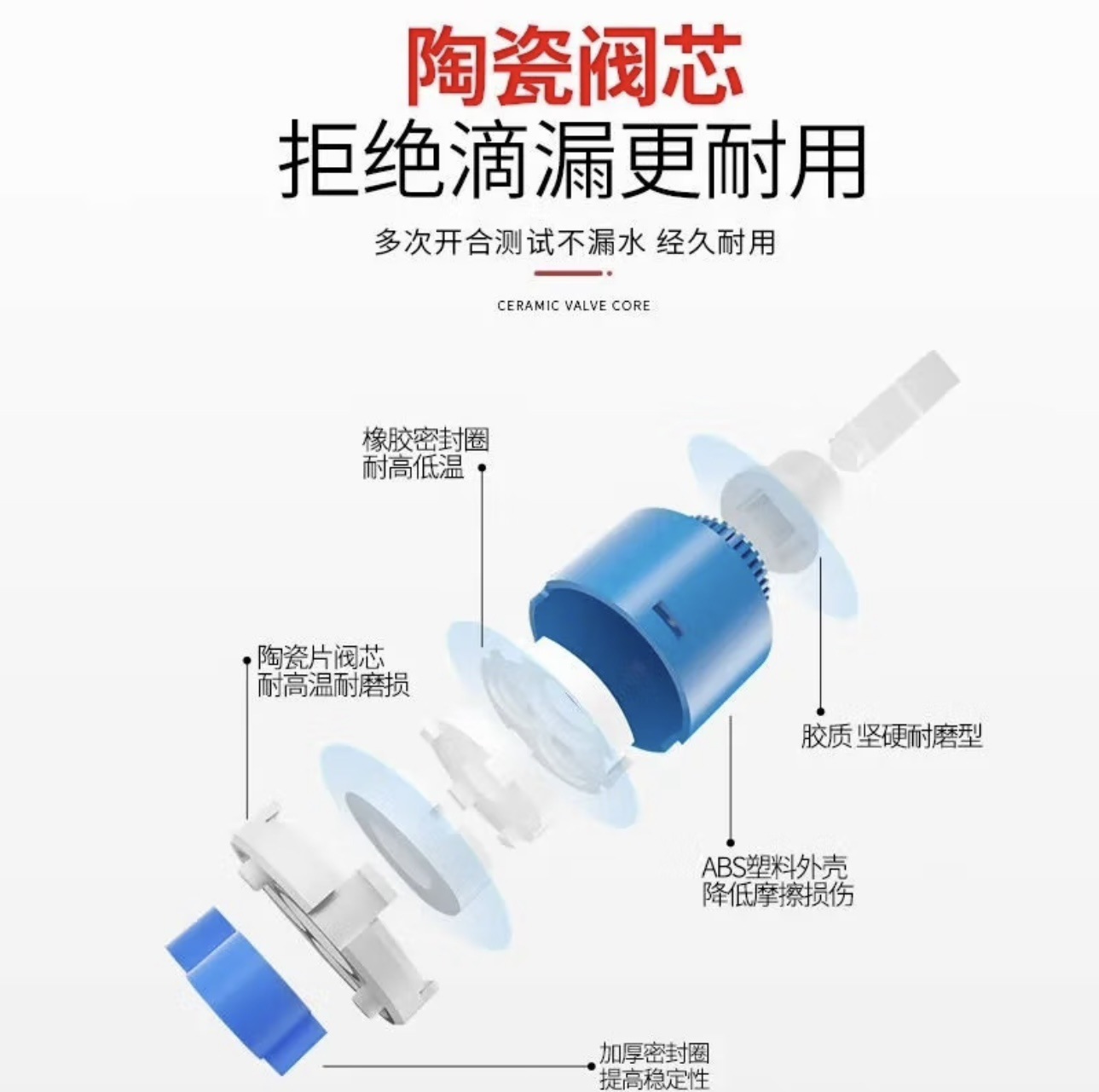 304 stainless steel faucet for cold kitchen hot water, household rotating anti-splash faucet for washing vegetables, sink and washbasin, single cooling Application Scenario