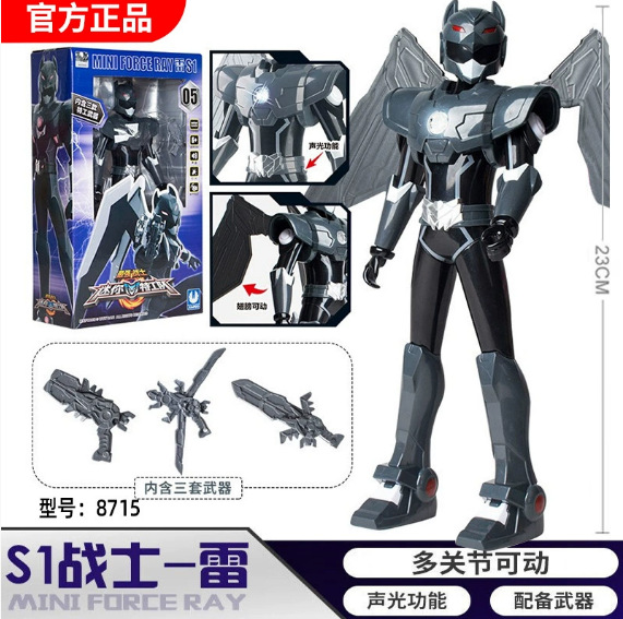 Mini Agents Fortlucy Max audio-visual Transformation Action Figure Toy figurine for boys and children Application Scenario