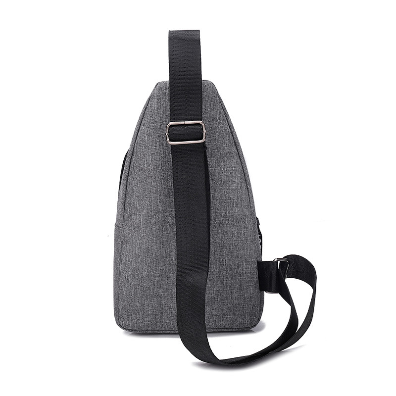 Men's shoulder bag, cash register change, crossbody bag, close-fitting, durable single-shoulder Chest bag Item Picture