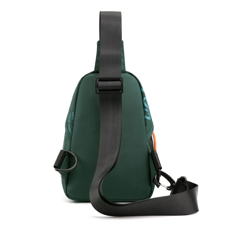New cross-border exclusive outdoor men's chest bag, fashionable and trendy crossbody bag, multi-functional mobile phone storage, travel small bag Item Picture