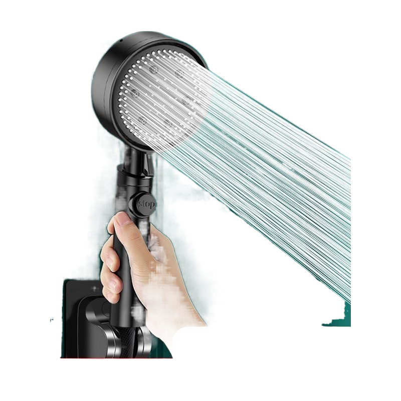 Bathroom heater pressurized rain shower head set, complete bathroom bath, household bath pressurized water heater Item Picture