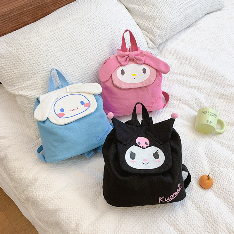 Korean-style trendy cartoon children's backpacks, cute kindergarten schoolbags, fashionable baby backpacks for boys and girls going out details Picture