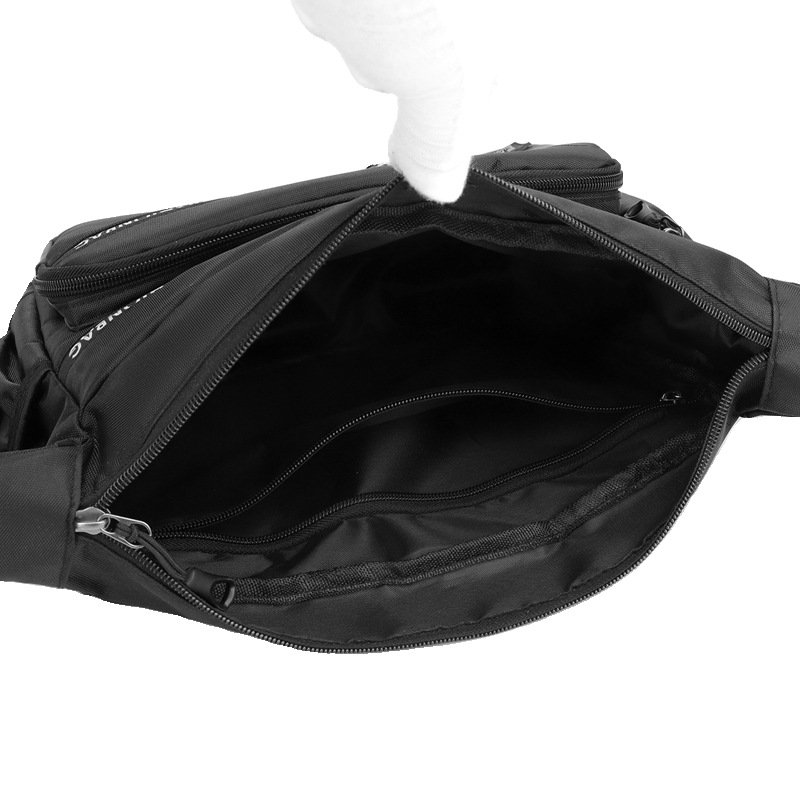 New 2024 men's bag, large-capacity casual men's crossbody bag, waterproof single-shoulder bag, multi-layered business versatile travel bag Item Picture