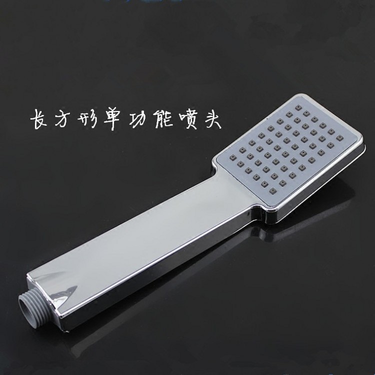 Factory wholesale square portable anti-clogging hand-held shower heads, single-function shower heads, pressure-increasing water-saving shower heads details Picture
