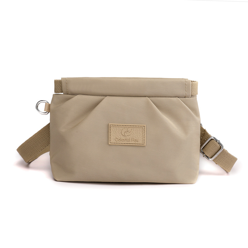 New women's bag 2025 Korean style crossbody bag, women's water-resistant nylon fabric single-shoulder bag, casual and versatile women's bag Item Picture