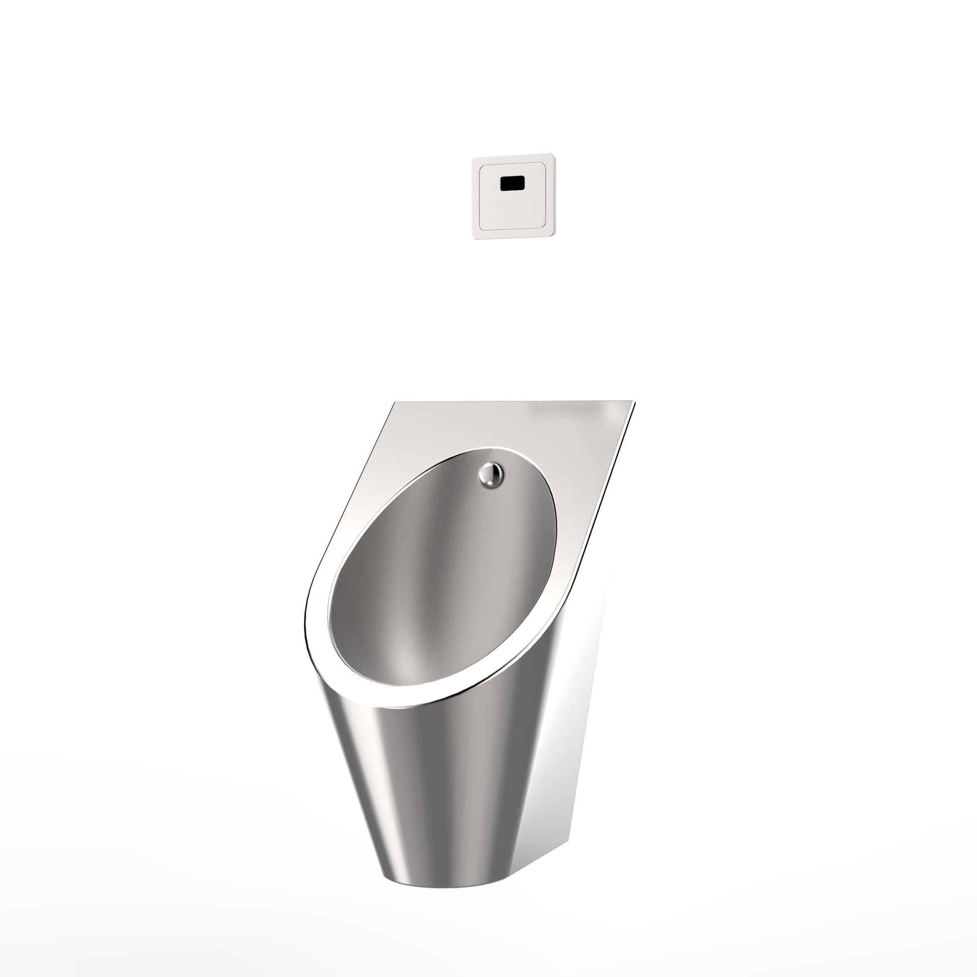 Customized 304 stainless steel urinal, light luxury and elegant, KTV bar, prison public men's restroom, wall-mounted urinal Item Picture