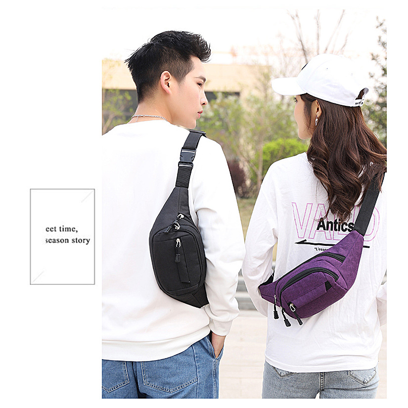 New waist bag for men and women, multi-functional large-capacity cashier business bag, wear-resistant outdoor sports mobile phone wallet, waist bag Application Scenario