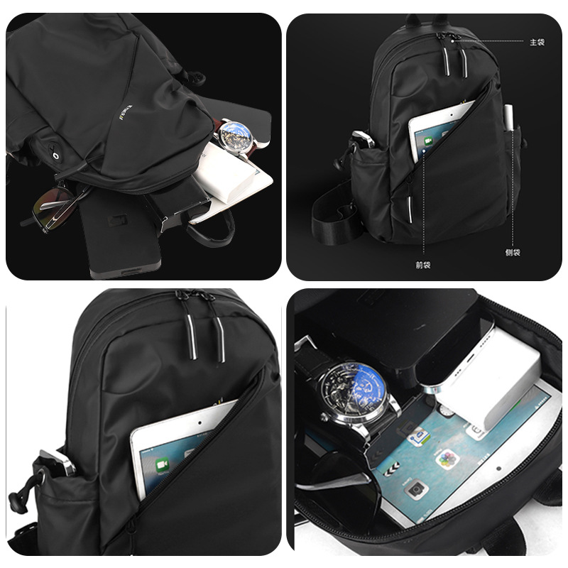 WEPOWER's new multi-functional water-resistant chest bag, crossbody single-shoulder bag, casual sports backpack and men's crossbody bag Application Scenario