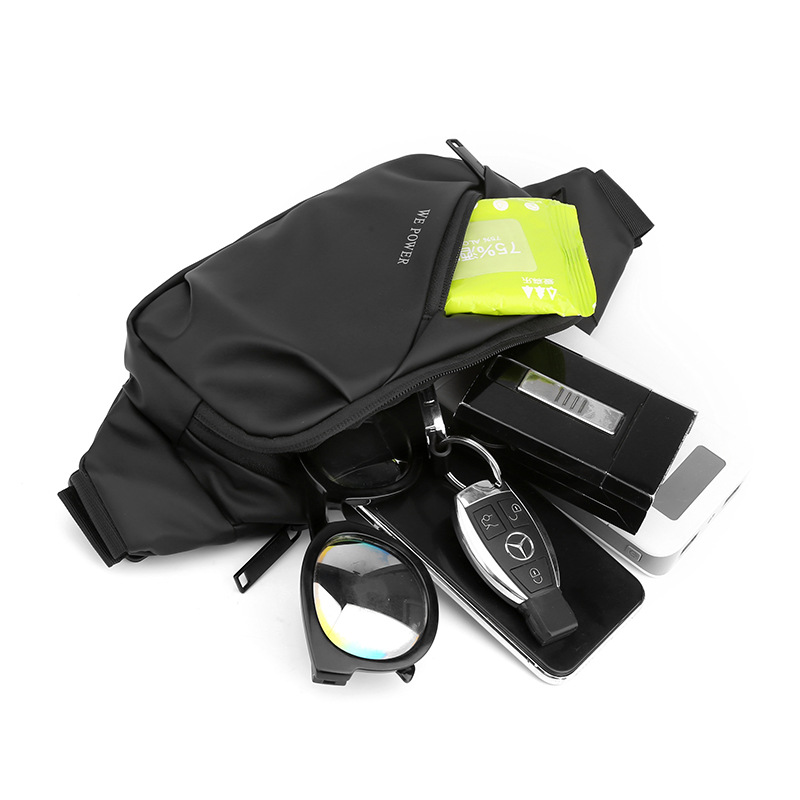 New men's multi-functional waist bag, water-resistant casual sports chest bag, outdoor cycling bag, fashionable and trendy brand crossbody bag Application Scenario