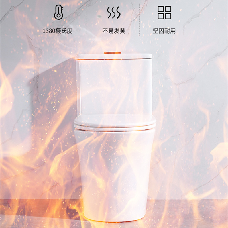 A small-sized, short 55cm toilet for small apartments, a silent and water-saving siphonic sitting toilet, and a toilet seat Specification drawing