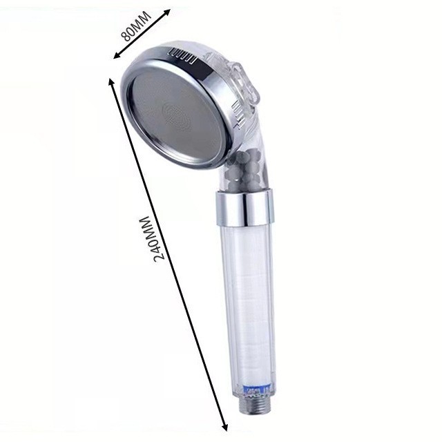Pressurized shower head, negative ion three-speed detachable, hand-held bath, shower head stand set wholesale Application Scenario