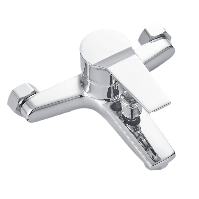 Mixing valve, hot and cold water faucet, all-copper bathroom, shower head, water heater, three-in-one bathtub, double shower head Item Picture