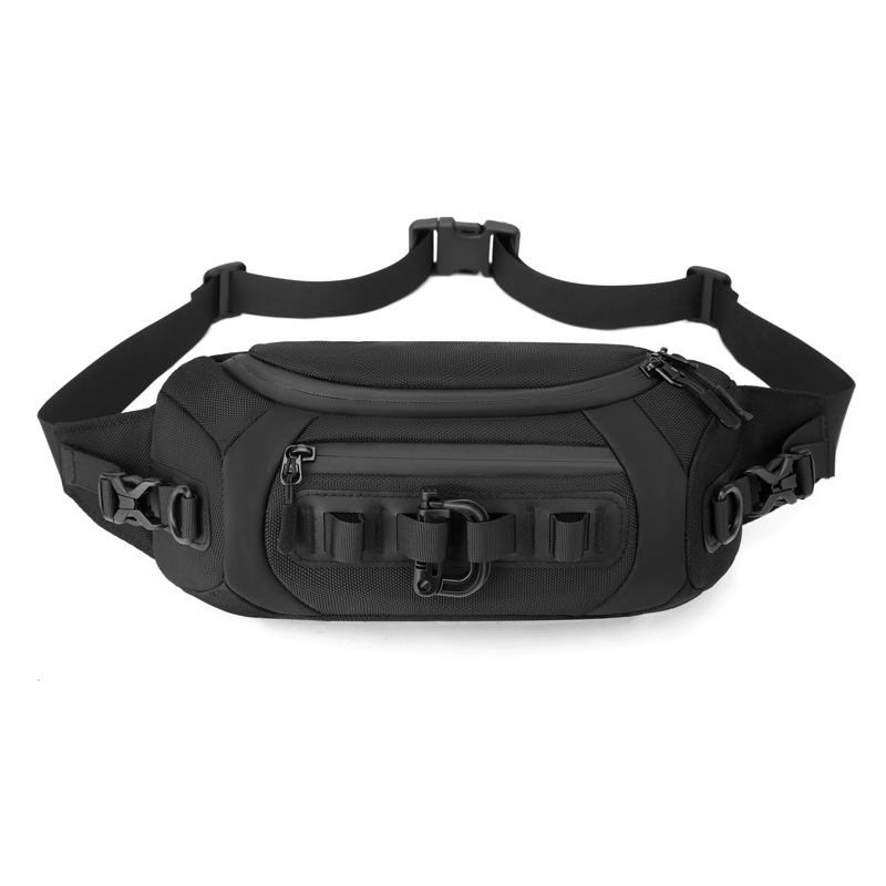 Wepower's new ballistic nylon crossbody bag, outdoor functional windbreaker bag, simple men's waist bag and small crossbody bag Item Picture