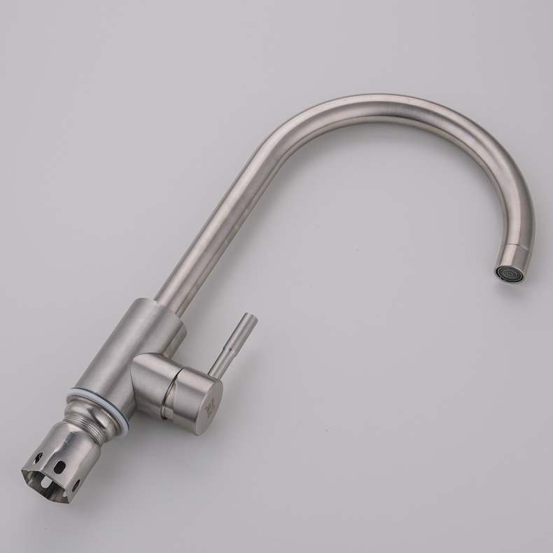 Stainless steel kitchen sink faucet, sink kitchen sink faucet, cold and hot mixed faucet Application Scenario
