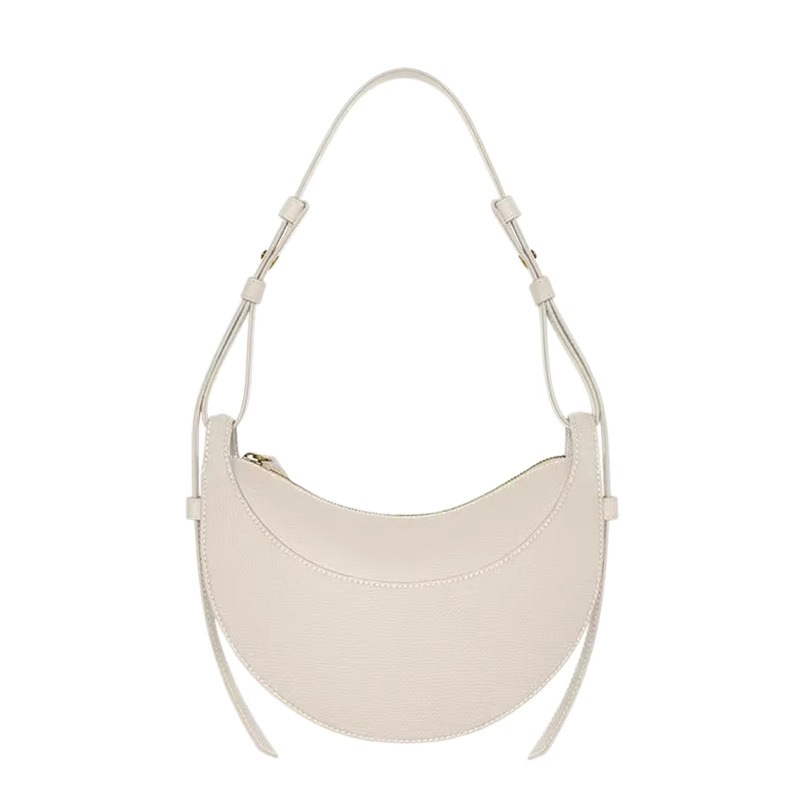 French niche crescent-shaped bag 2025 new style, high-end saddle bag, single-shoulder crossbody underarm bag, retro for women Item Picture