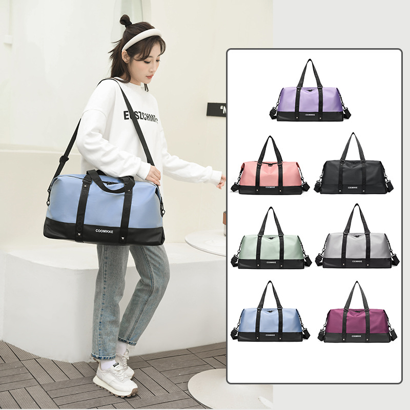 Large-capacity fitness bag, multi-functional outdoor travel bag, unisex, short business trip single-shoulder bag, fashionable crossbody bag full figure