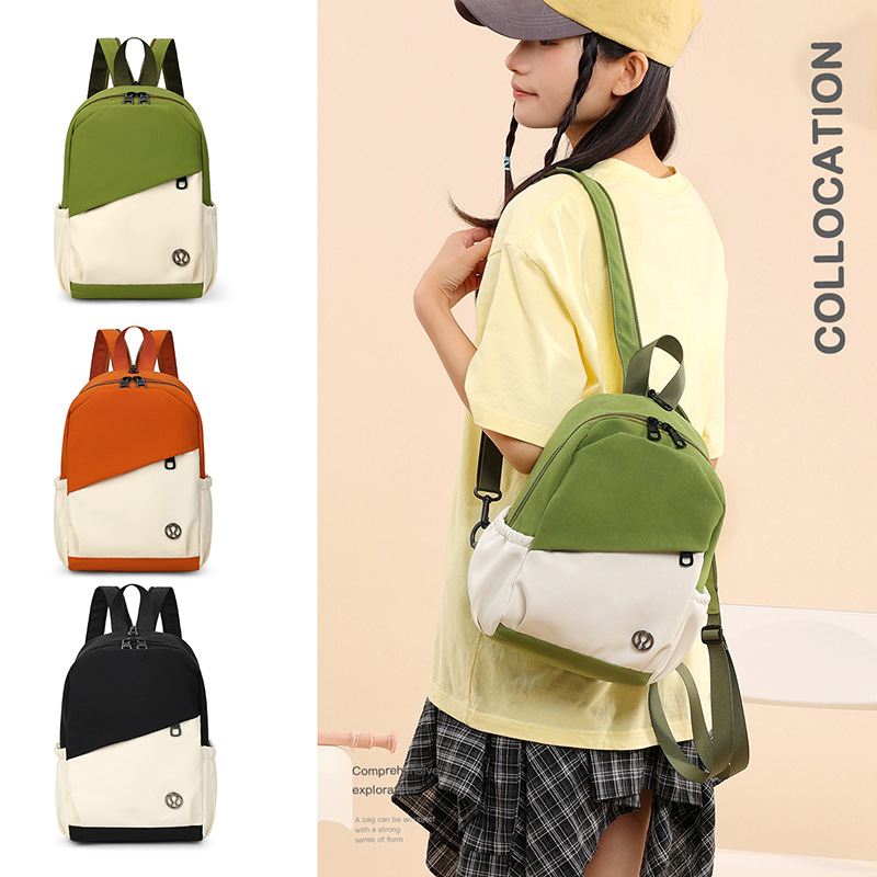 New versatile men's and women's unisex student commuting outdoor multi-functional chest bag, backpack, large-capacity cycling class bag full figure