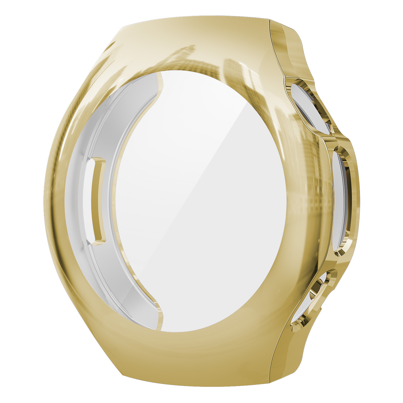 The new product is suitable for the HUAWEI Watch5 protective case. The Huawei Watch5 watch features a fully covered electroplated TPU case Application Scenario