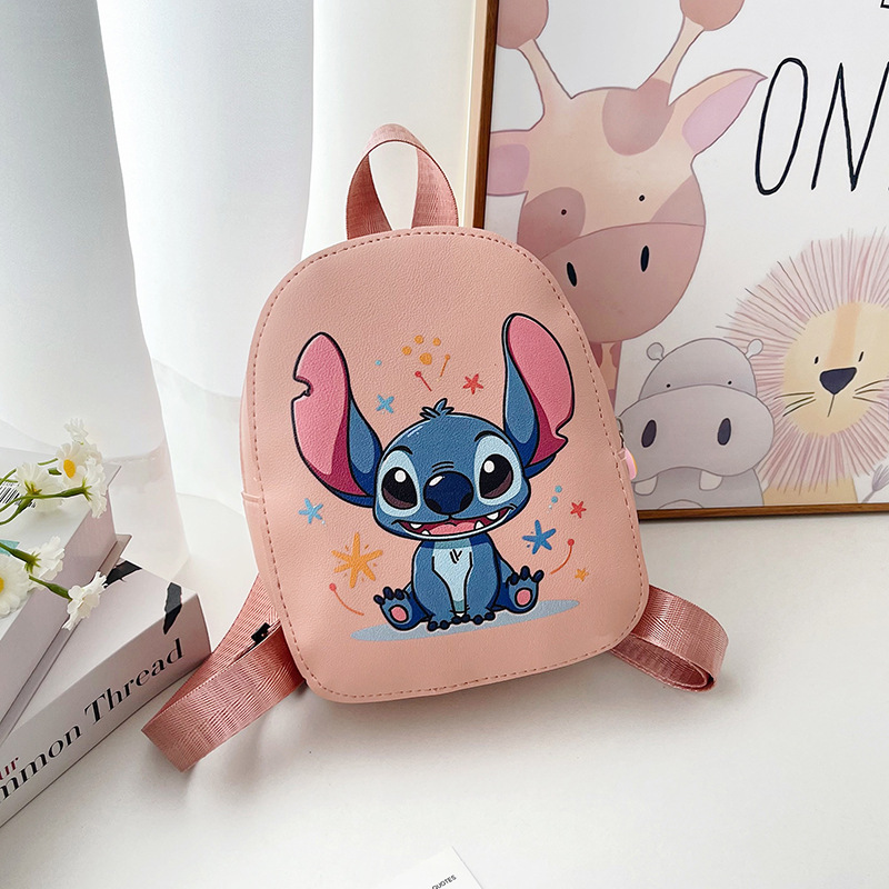 The new summer 2025 backpacks for children and girls are cute small backpacks and backpacks. The pink girls' printed bags are trendy full figure