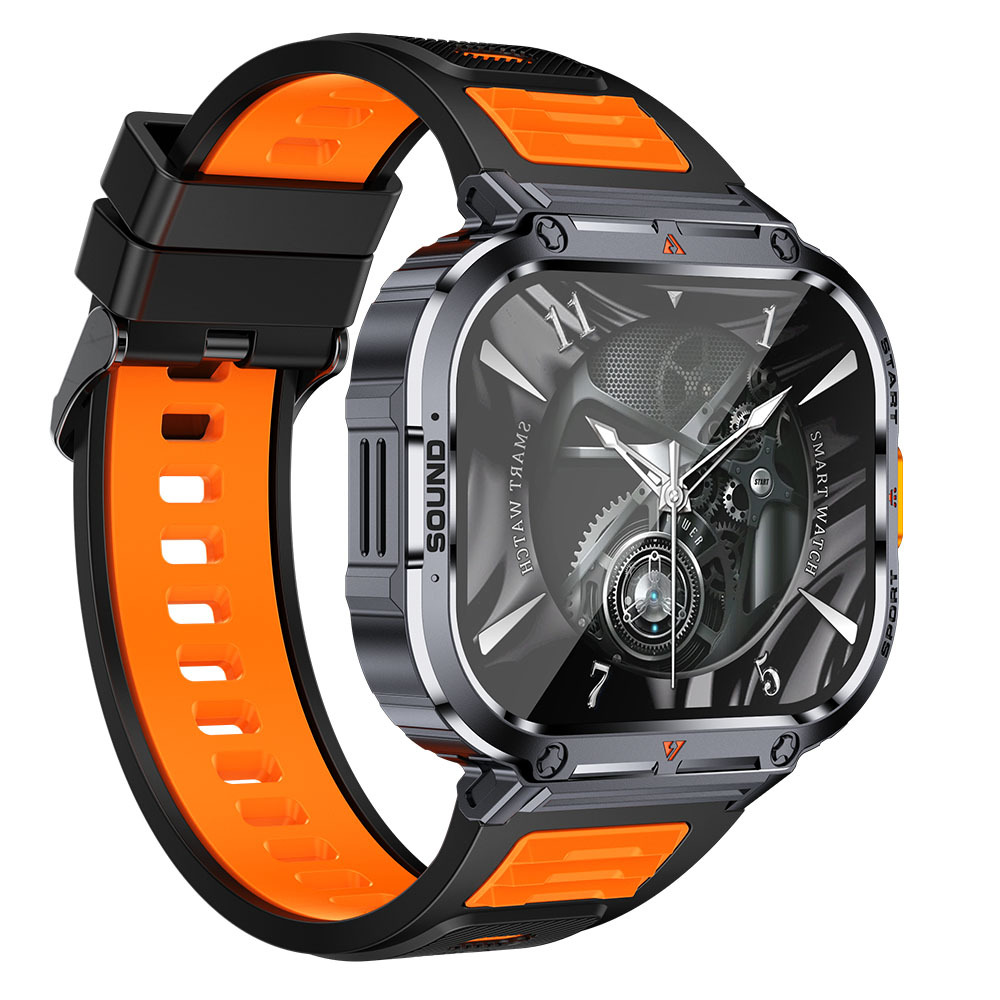 Cross-border NX23 Smartwatch Bluetooth call Flashlight Encoder Heart Rate Blood Pressure Heart rate Health Sports watch Item Picture
