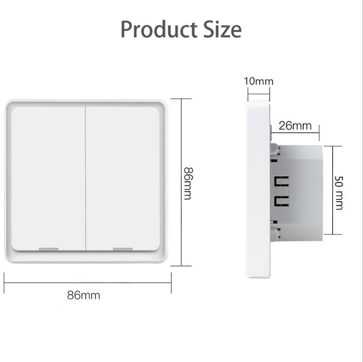 Zigbee Graffiti Smart Button switch Smart switch Panel alexa Smart Home wall switch Panel Item Picture