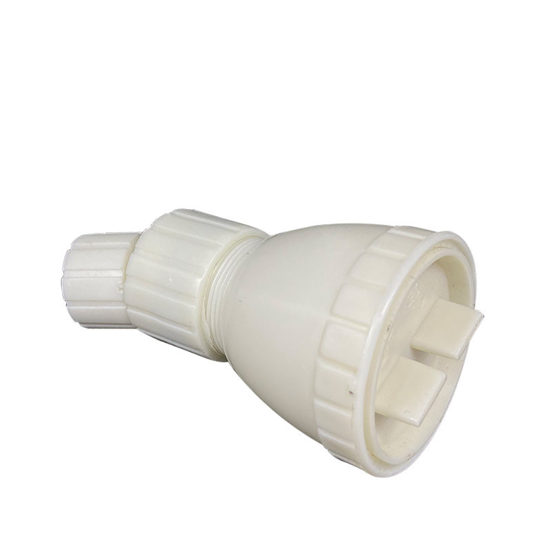 Liqin white PP material small showerhead with electroplated top spray/a little plastic red top spray bathroom showerhead Item Picture