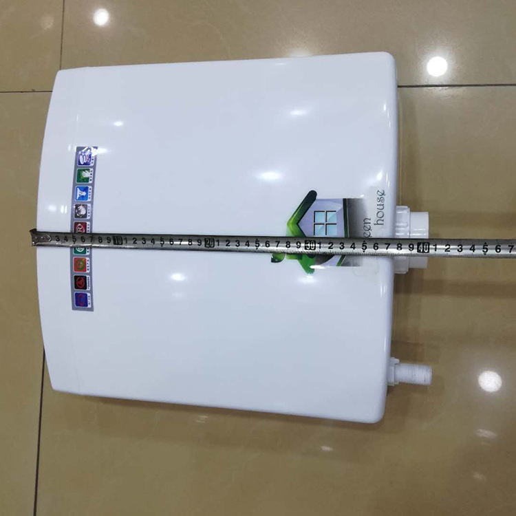 Wholesale high-end toilets, squat toilets, flushing tanks, plastic water tanks, complete types, wall-mounted squat toilet water tanks Specification drawing