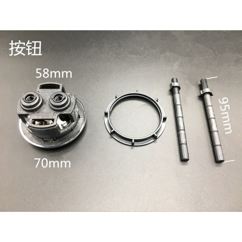 Toilet wall-mounted plastic water tank accessories, plastic squat toilet, toilet bowl, double-press wall-mounted energy-saving water tank flushing components full figure