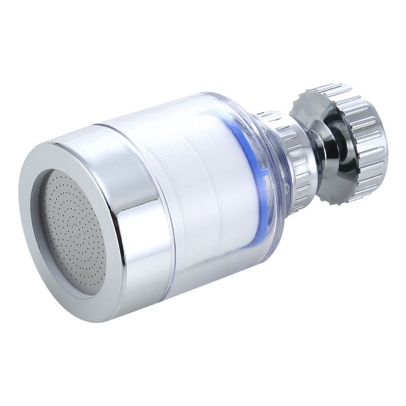 Faucet filter extender, splash prevention, chlorine removal, foaming device, water purifier, pressure increase, 360-degree universal faucet hanging head Item Picture