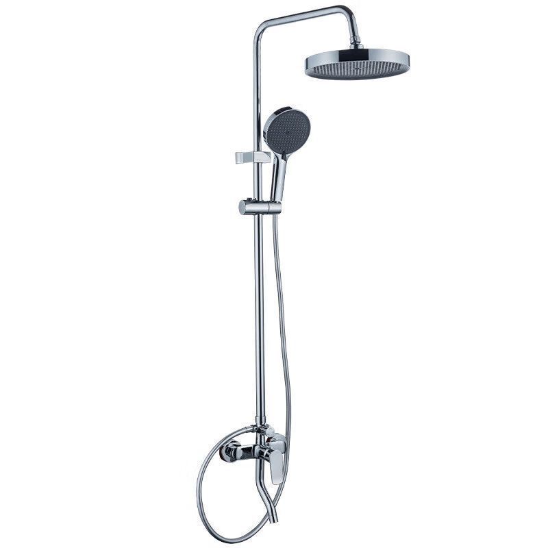 All-copper shower head set, hotel, home, homestay, high-end, simple, thickened explosion-proof shower head set Item Picture