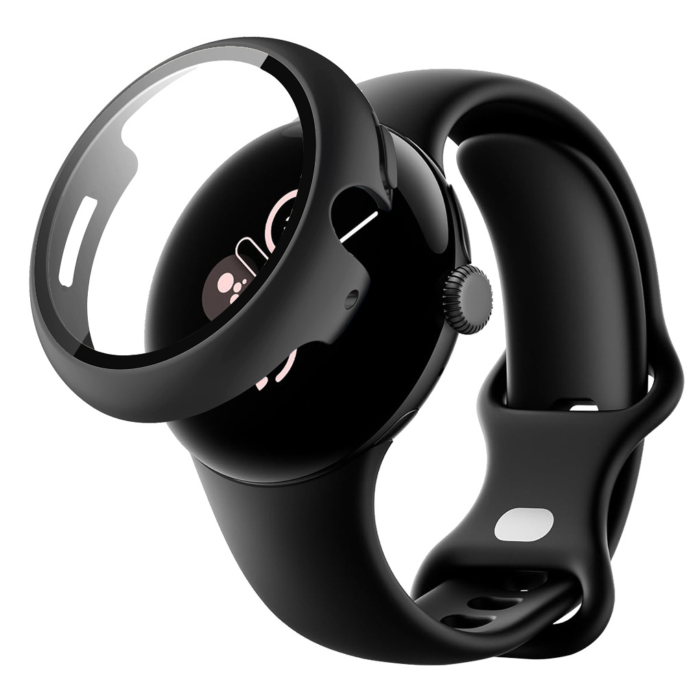 Suitable for Google Pixel Watch1/2/3 case, Google Watch protective case, tempered film one-piece case details Picture