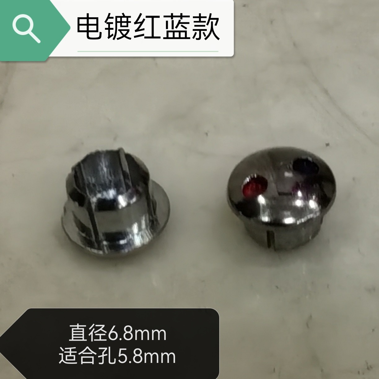 Epoxy resin hot and cold stickers, hot and cold water faucet rubber pads, hot and cold labels, single hot and cold labels, epoxy resin labels and signboards Application Scenario