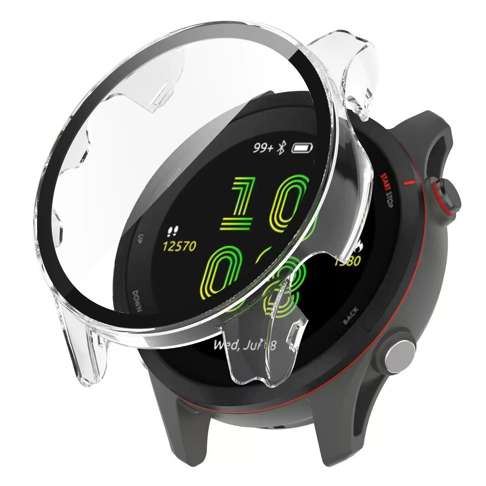 Suitable for Garmin Forerunner265 watch case, 965 wristwatch case, F970 integrated case and film Item Picture