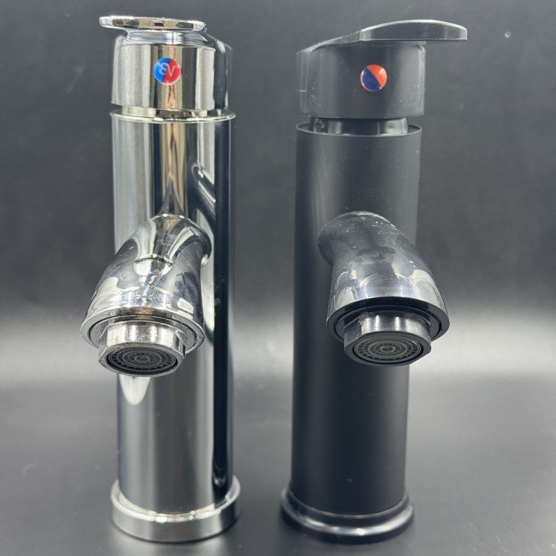 Cold and hot water faucets, single-hole bathroom cabinets, washbasins, washbasins, washbasins, bathroom countertop basins, faucets, drainage accessories Specification drawing