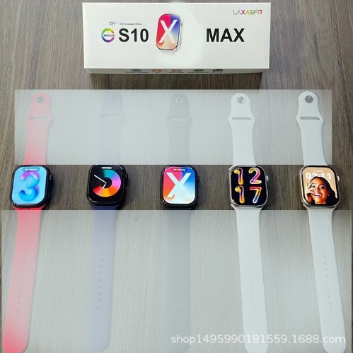 Huaqiangbei s10 max Bluetooth Call 2.29 Ultra-thin AMOLED Screen Dynamic Island NFC Sports watch details Picture