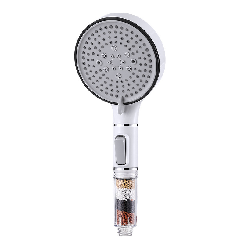 Filter, spray, pressurized, large panel, five-speed showerhead, home shower, handheld with hose set, cross-border showerhead Item Picture