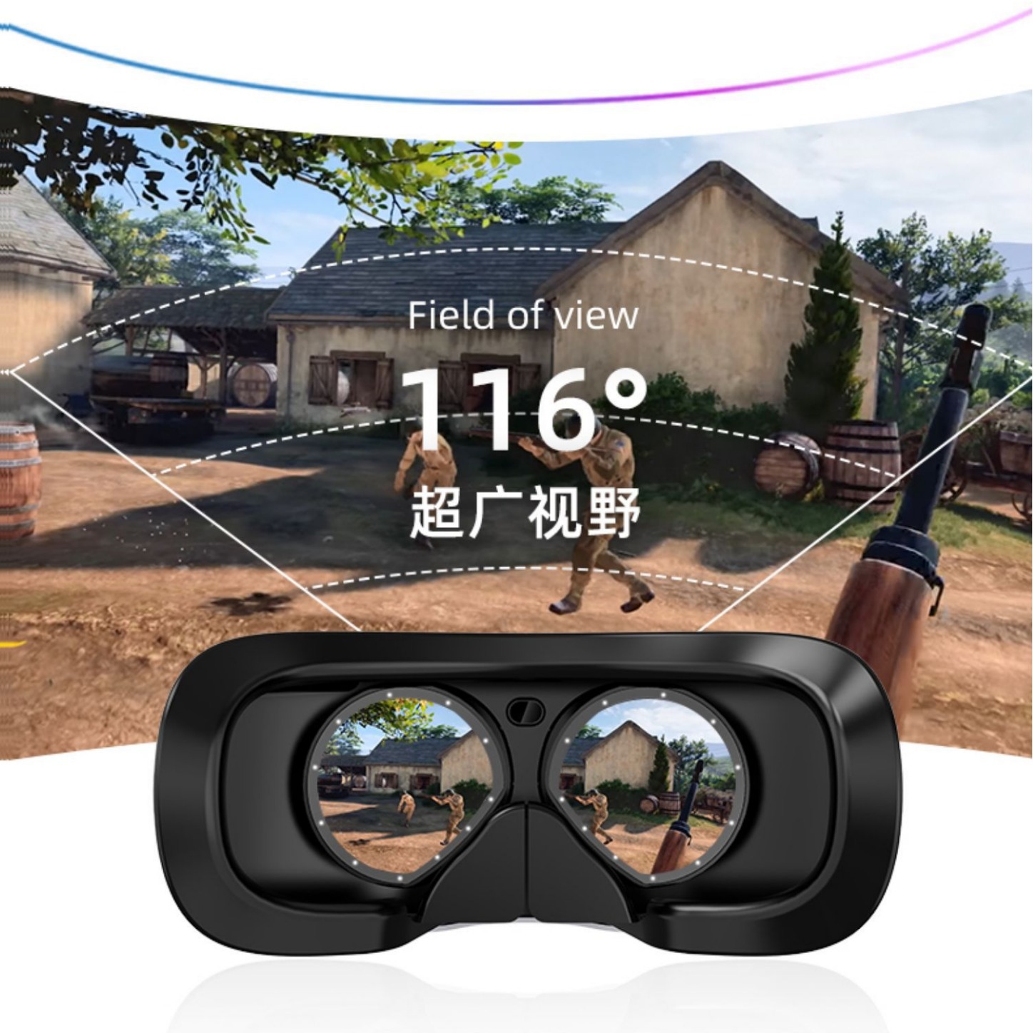 Dapeng E4 4K VR glasses, VR motion-sensing game console, steamvr games, PCVR headsets, vr virtual helmets details Picture